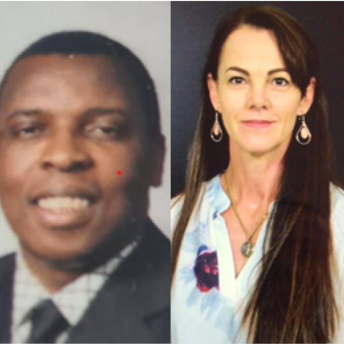 Edward Khomba Ngokha & Prof. Bernadine Benson  